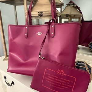 Coach reversible bag